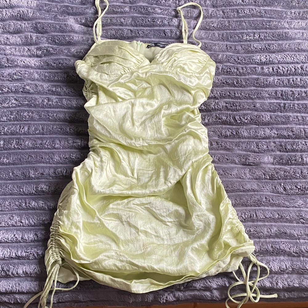 Zara Soft Sage green Dress